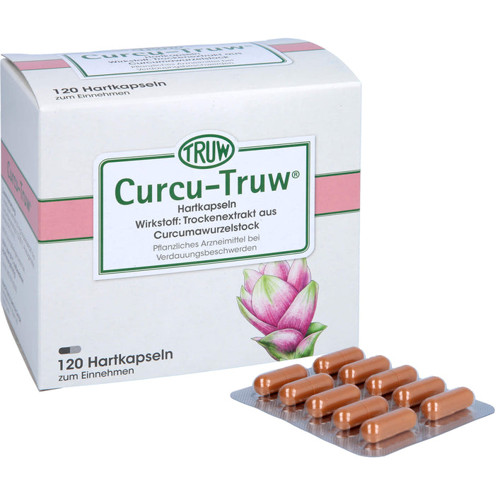 Curcu-Truw Hartkapseln bei Verdauungsbeschwerden, 120 pc Capsules