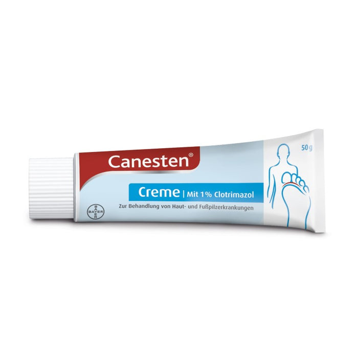 Canesten Creme zur Behandlung von Haut- und Fußpilzerkrankungen, 50 g Crème