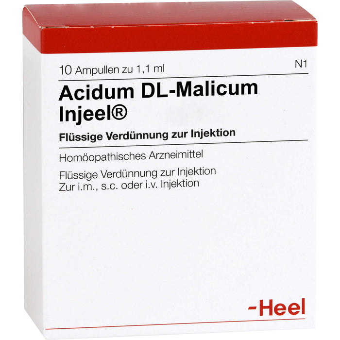 Acidum DL-malicum Injeel Amp., 10 St AMP