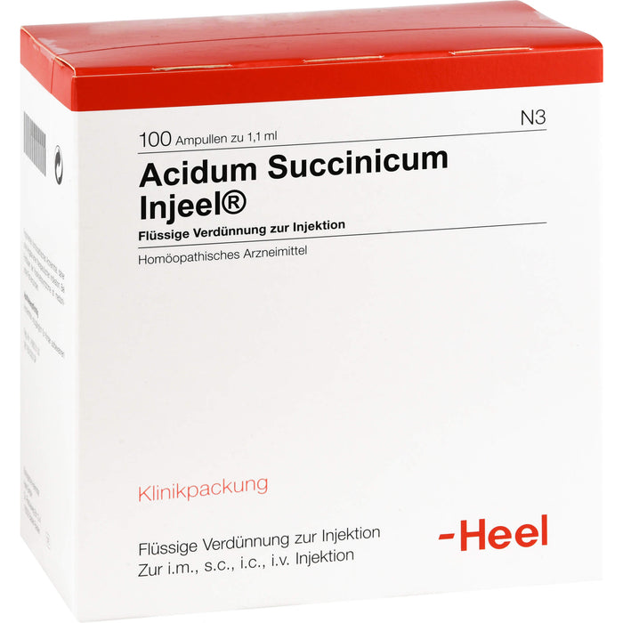 Acidum succinic. Injeel Amp., 100 St AMP