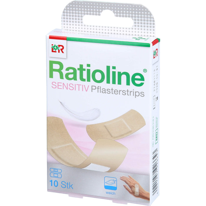 Ratioline sensitive Pflasterstrips 2 Größen, 10 St. Pflaster