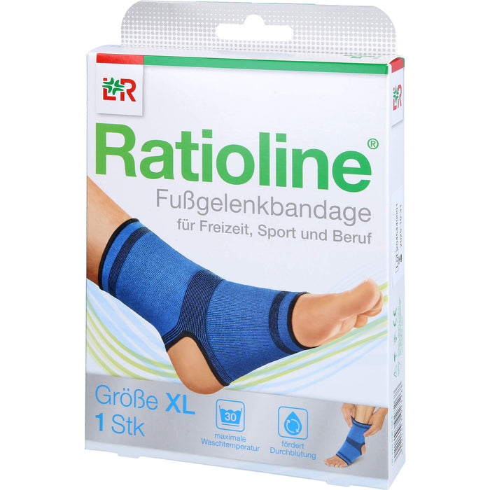 Ratioline active Fussgelenkbandage Größe S, 1 St BAN