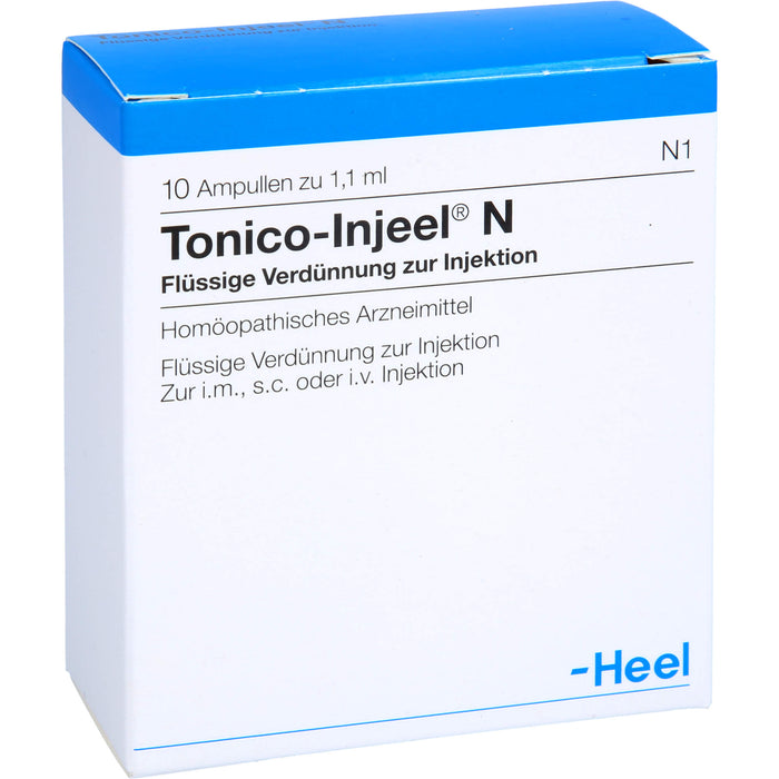 Tonico-Injeel N Inj.-Lsg., 10 St. Ampullen