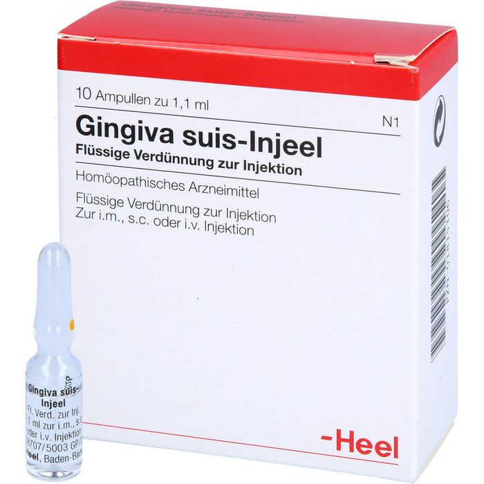 Gingiva suis-Injeel Ampullen, 10 St. Ampullen