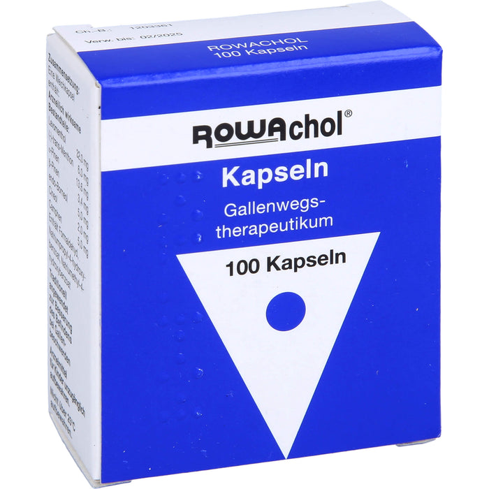 ROWAchol Kapseln Gallenwegstherapeutikum, 100 pc Capsules