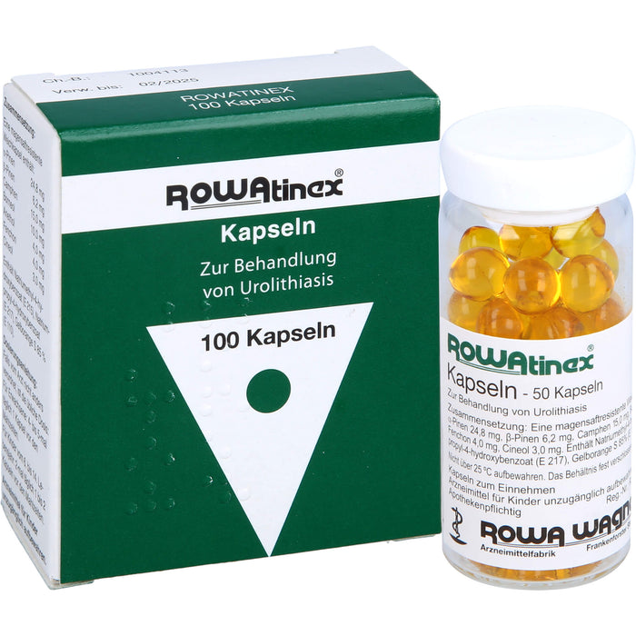 ROWAtinex Kapseln zur Behandlung von Urolithiasis, 100 pc Capsules