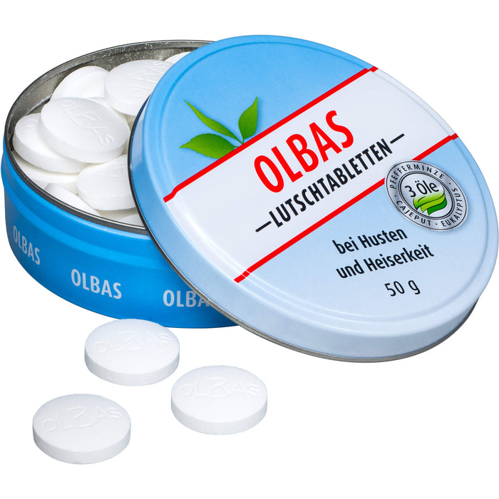 OLBAS Lutschtabletten bei Husten und Heiserkeit, 50 g Tablets