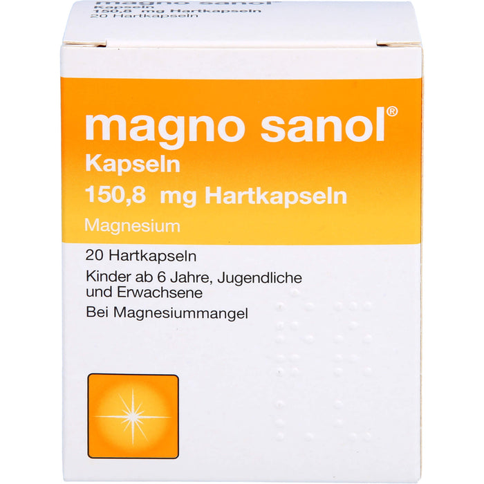 magno sanol Kapseln, 20 St. Kapseln