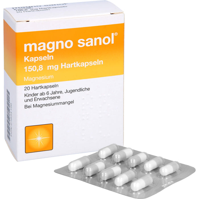 magno sanol Kapseln, 20 pcs. Capsules