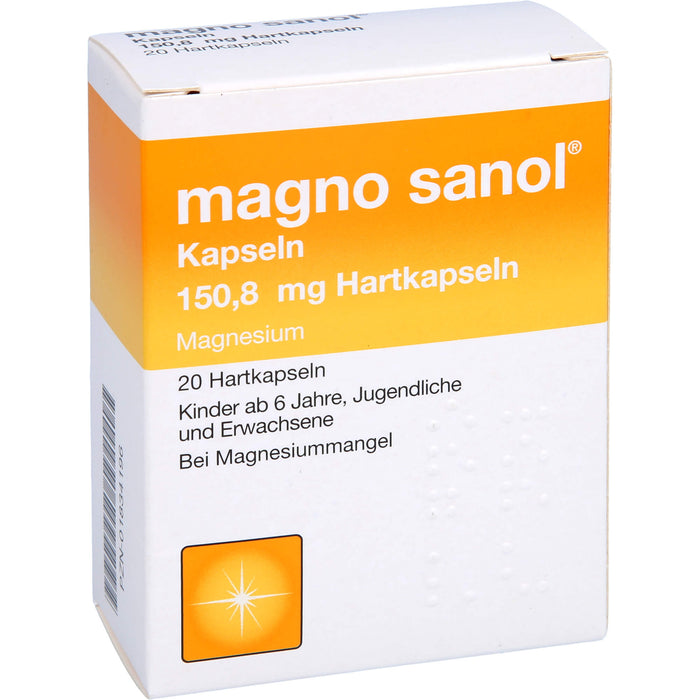 magno sanol Kapseln, 20 St. Kapseln