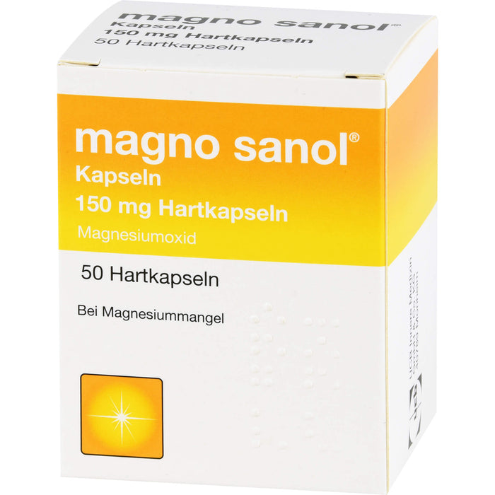 magno sanol Kapseln, 50 pcs. Capsules