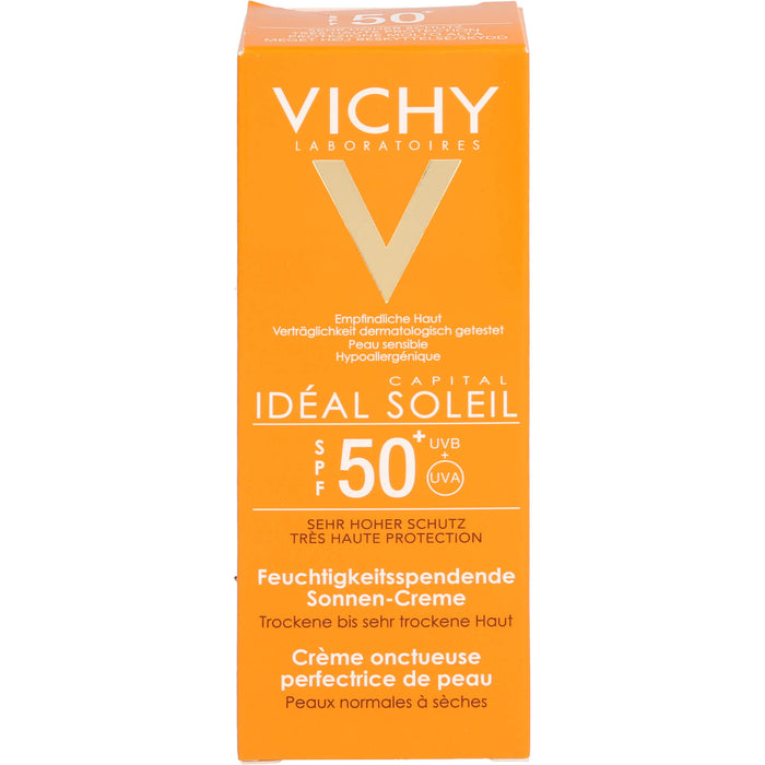 VICHY Idéal Soleil Feuchtigkeitsspendende Sonnen-Creme LSF 50+, 50 ml Crème