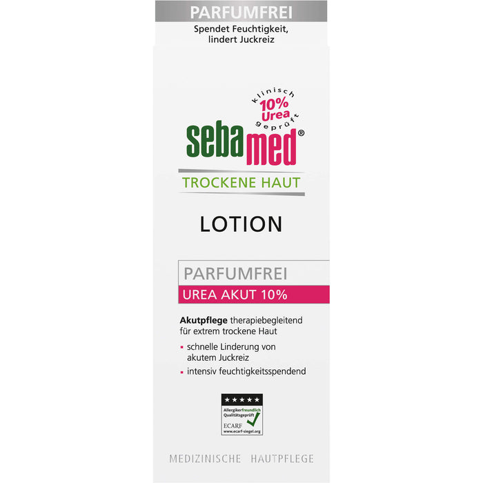 sebamed Trockene Haut Parfumfrei Lotion Urea 10%, 200 ml LOT