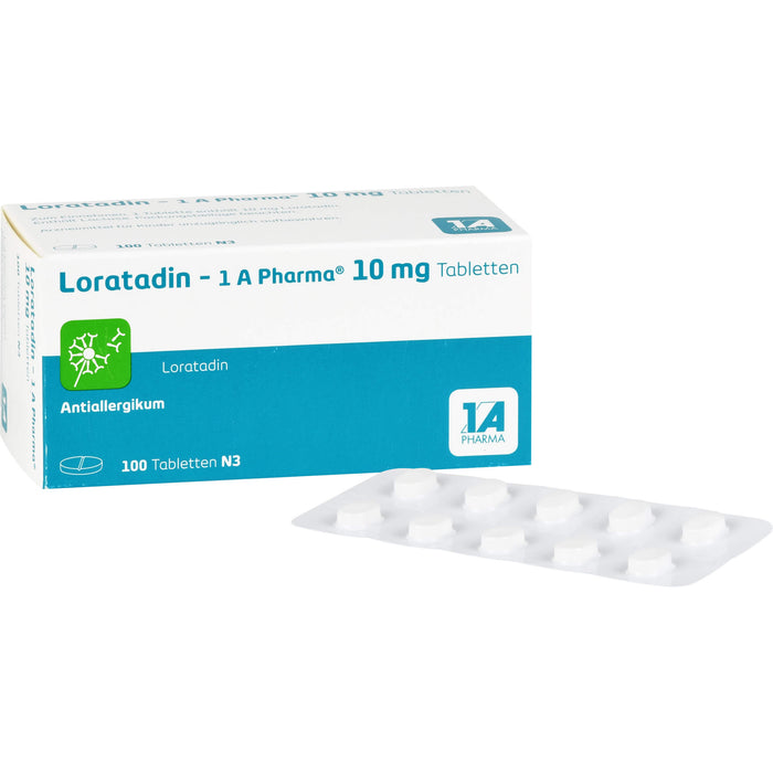 Loratadin - 1 A Pharma, 10 mg Tabletten, 100 pc Tablettes