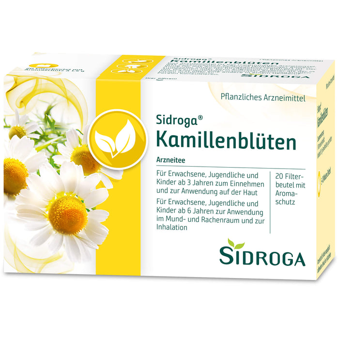 Sidroga Kamillenblüten Arzneitee, 20 pcs. Filter bag