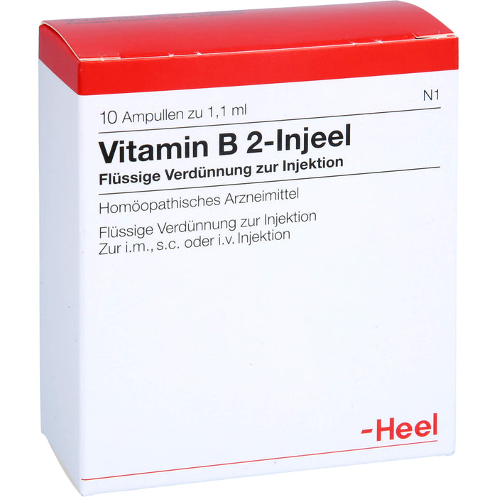 Heel Vitamin B2 Injeel Ampullen, 10 pcs. Ampoules