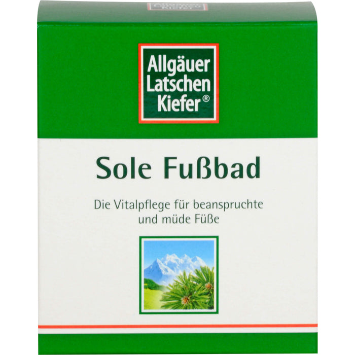 Allgäuer Latschenkiefer Sole Fußbad, 10 pc Sachets