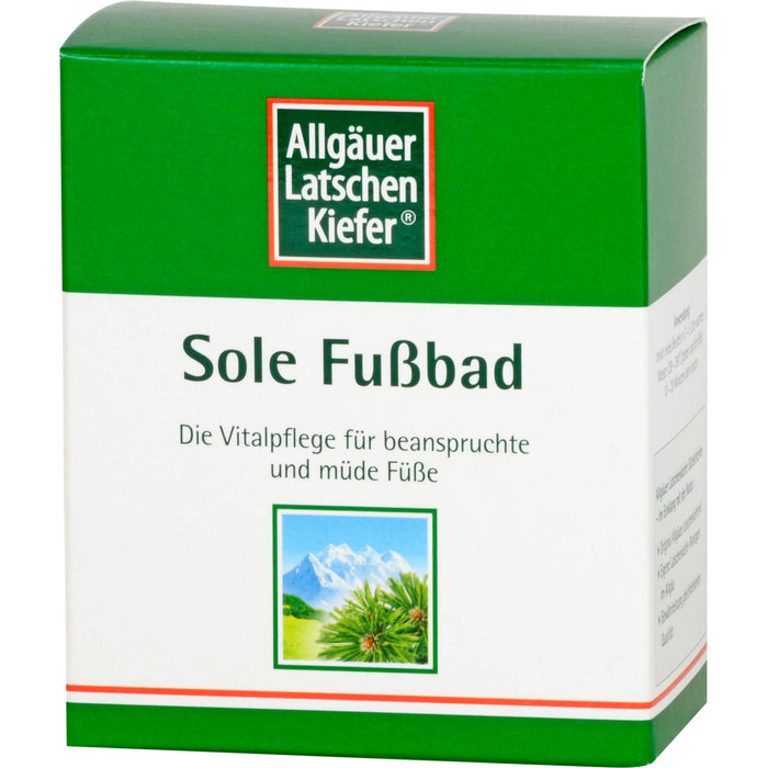 Allgäuer Latschenkiefer Sole Fußbad, 10 St. Beutel