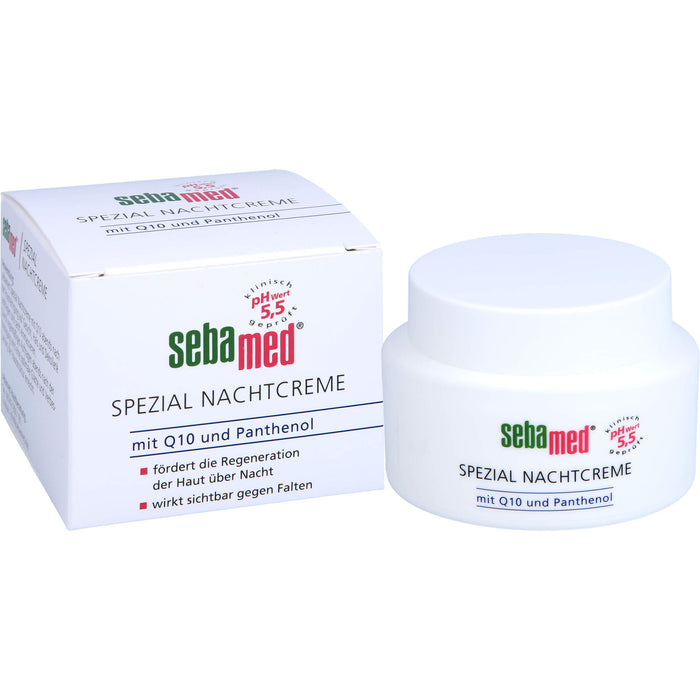 sebamed spezial Nachtcreme mit Q10 und Panthenol, 75 ml Cream