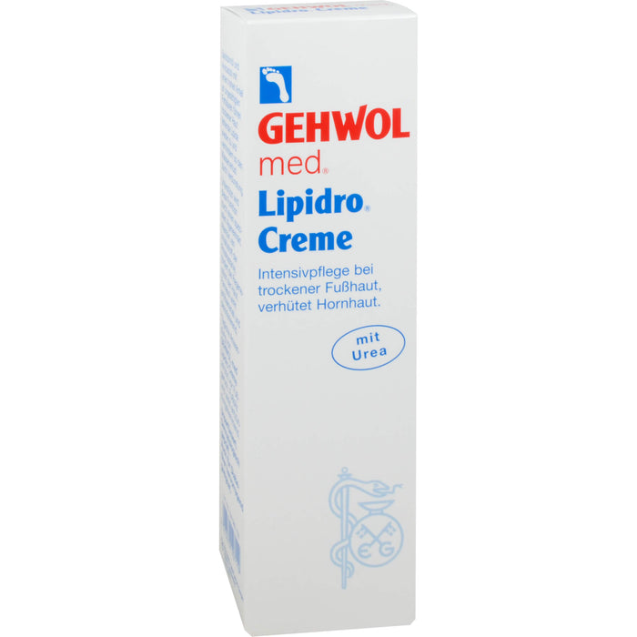 GEHWOL med Lipidro-Creme für die natürliche Hydro-Lipid-Balance der Fußhaut, 125 ml Crème