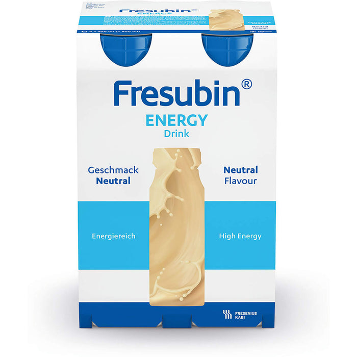 Fresubin energy drink Neutral Trinkflasche, 4X200 ml FLU