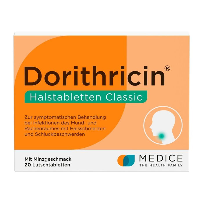 Dorithricin Halstabletten Classic, 20 pcs. Tablets