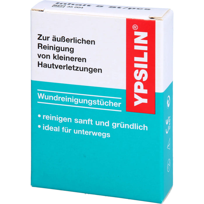 YPSILIN Wundreinigungstücher, 5 pc Tissus