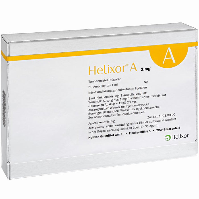 Helixor A 1 mg, 50 pc Ampoules