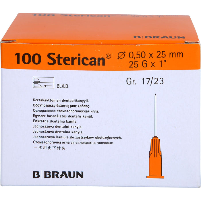 STERICAN DENT KA L 0,5X25, 100 St KAN