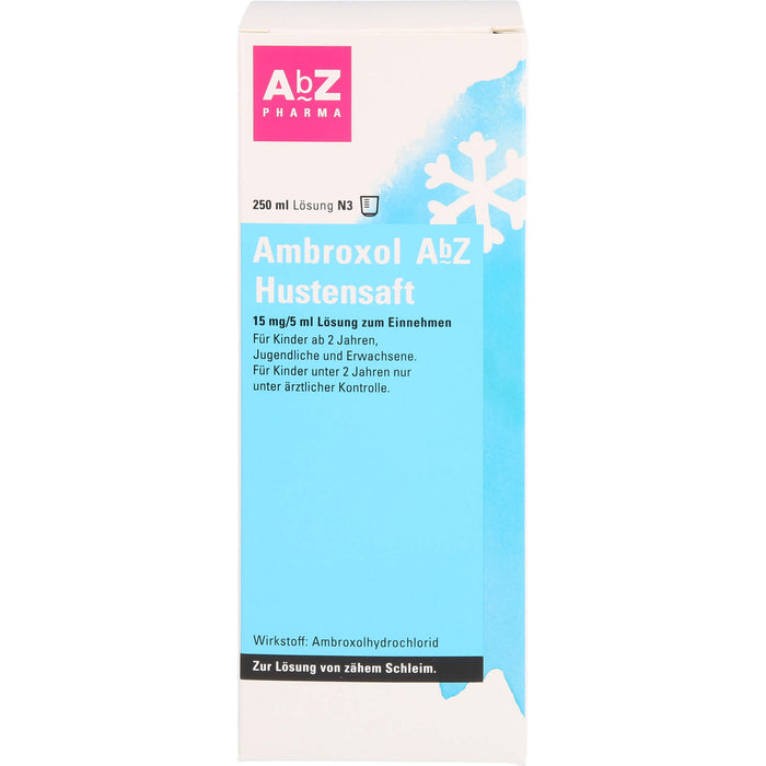 Ambroxol AbZ Hustensaft, 15 mg/5 ml Lösung zum Einnehmen, 250 ml Lösung