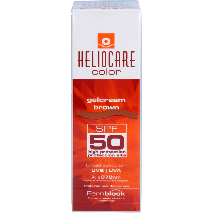 HELIOCARE Color Gelcream brown SPF 50 getönter Sonnenschutz, 50 ml Creme