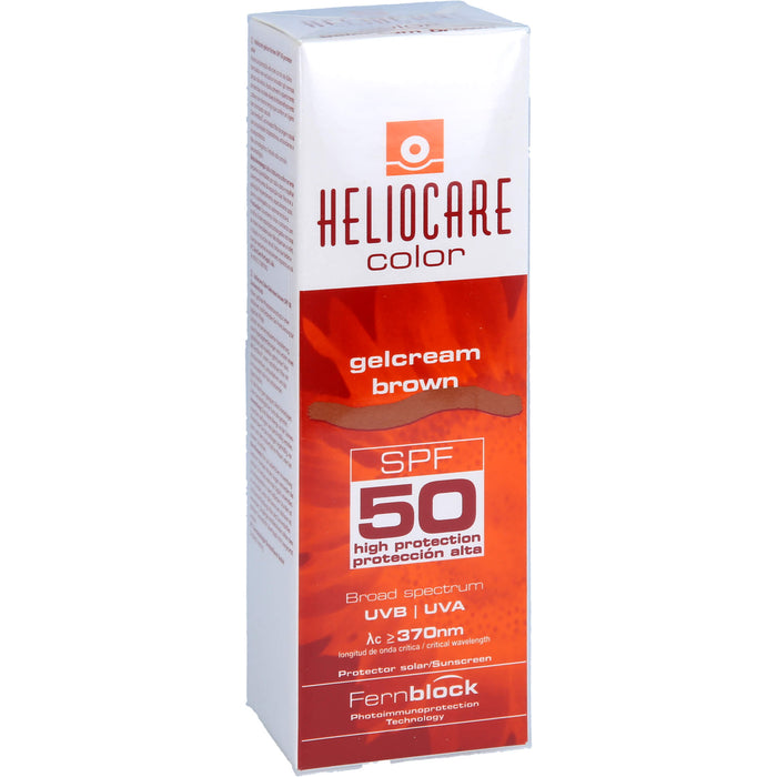 HELIOCARE Color Gelcream brown SPF 50 getönter Sonnenschutz, 50 ml Cream