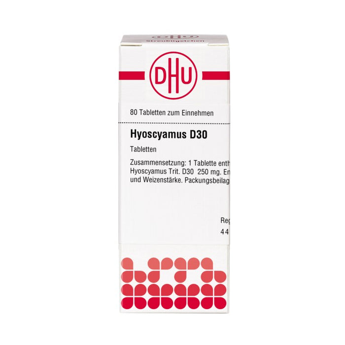 DHU Hyoscyamus D30 Tabletten, 80 pc Tablettes