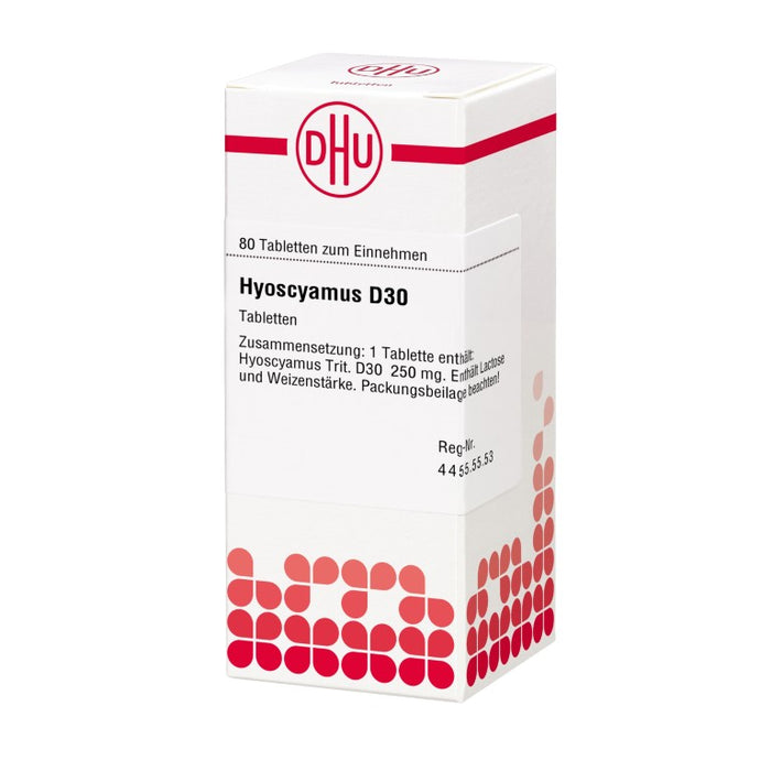 DHU Hyoscyamus D30 Tabletten, 80 St. Tabletten