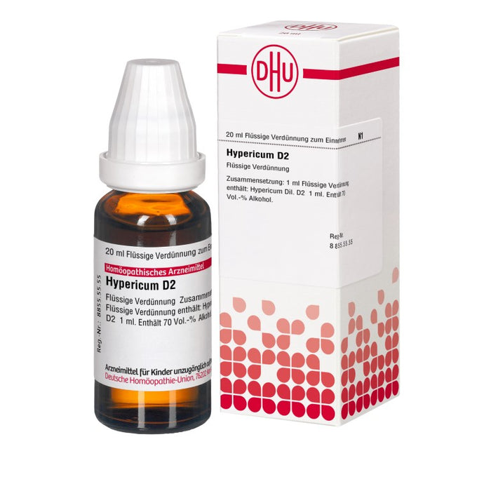 DHU Hypericum D2 Dilution, 20 ml Lösung