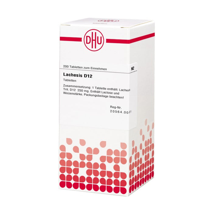 DHU Lachesis D12 Tabletten, 200 St. Tabletten