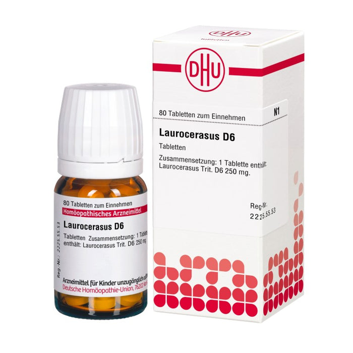 Laurocerasus D6 DHU Tabletten, 80 St. Tabletten