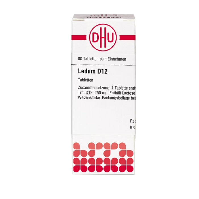 DHU Ledum D12 Tabletten, 80 St. Tabletten