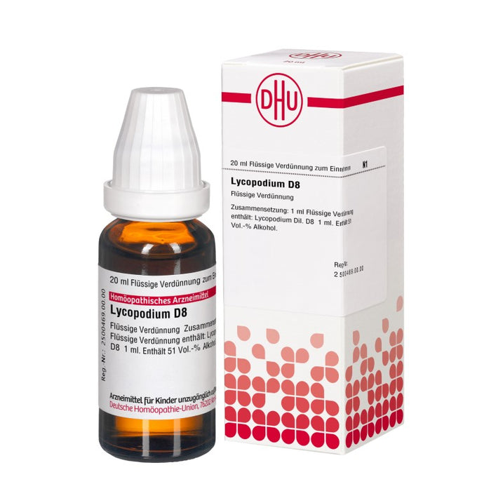 DHU Lycopodium D8 Dilution, 20 ml Lösung