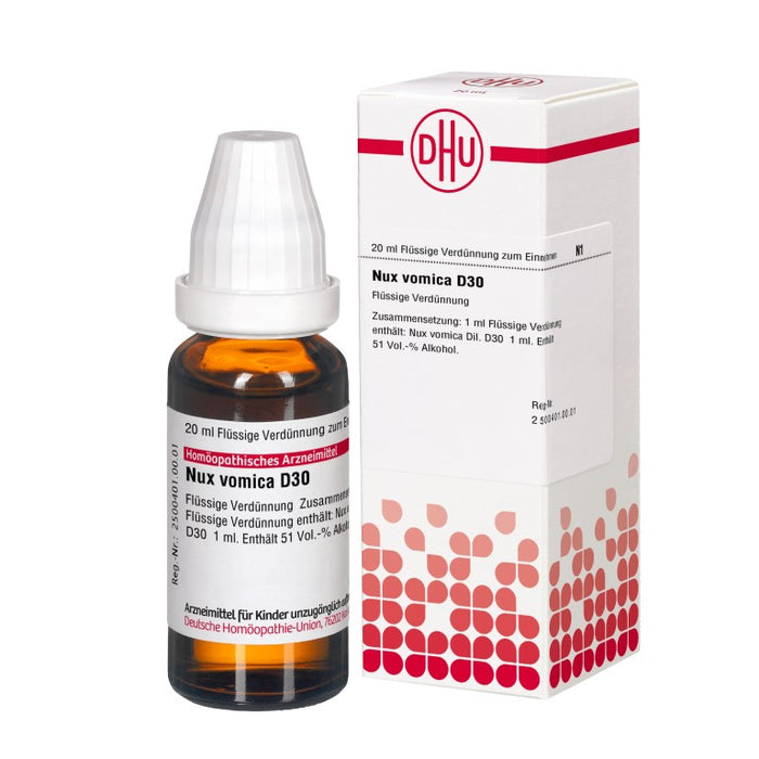 DHU Nux vomica D30 Dilution, 20 ml Lösung