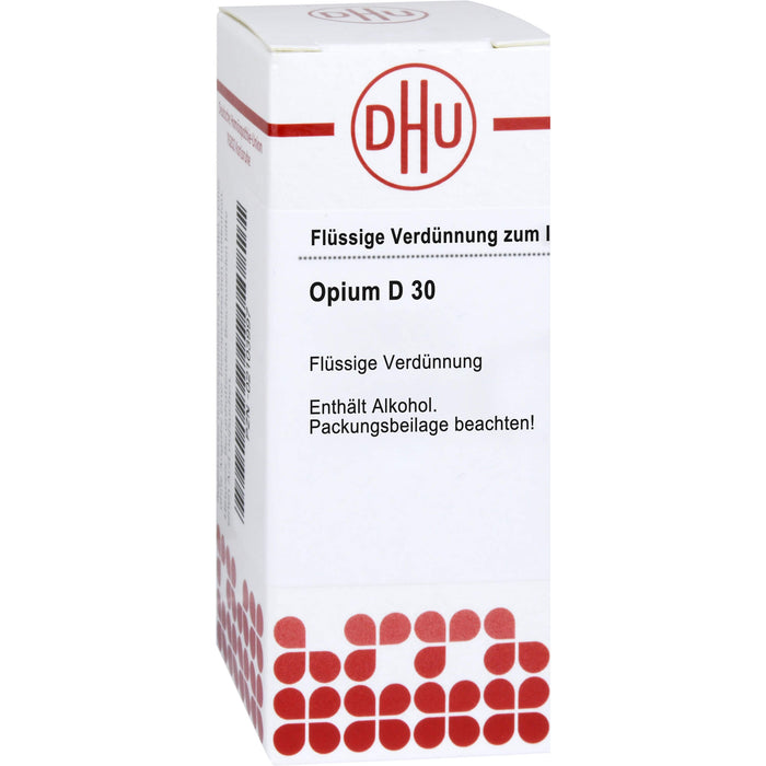 DHU Opium D30 Dilution, 20 ml Lösung