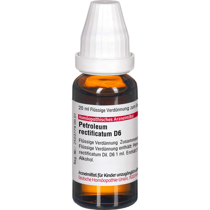 DHU Petroleum rectificatum D6 Dilution, 20 ml Lösung