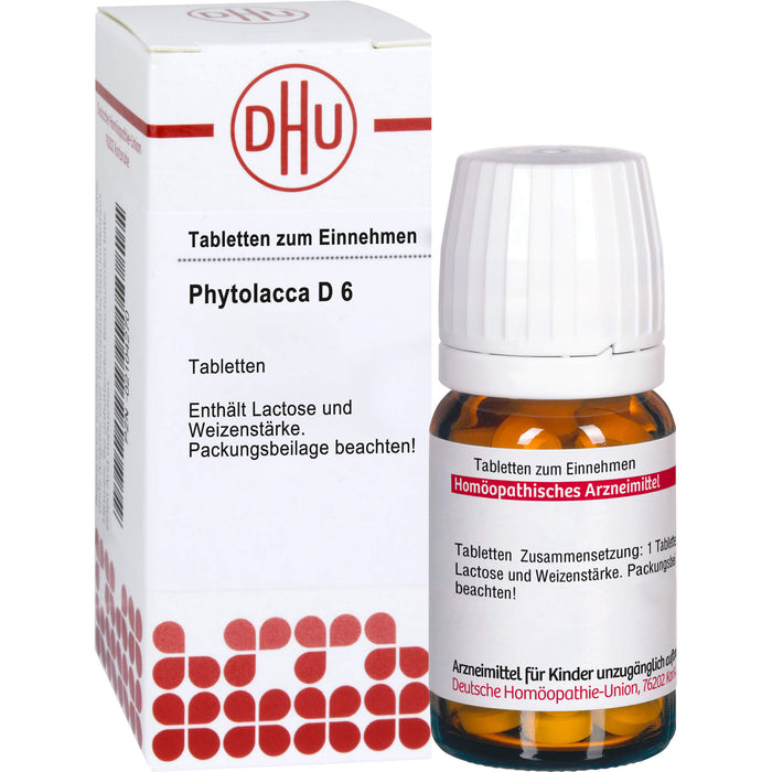 DHU Phytolacca D6 Tabletten, 80 St. Tabletten