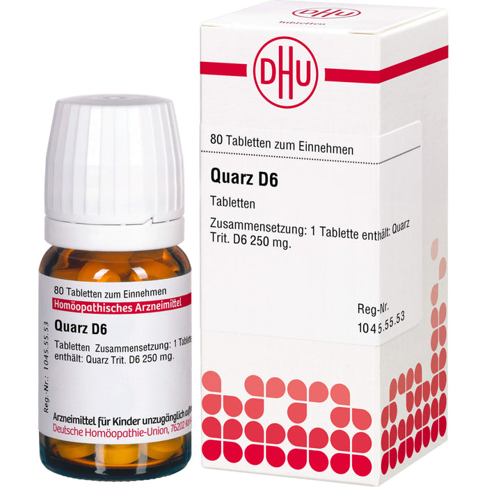 DHU Quarz D6 Tabletten, 80 pc Tablettes