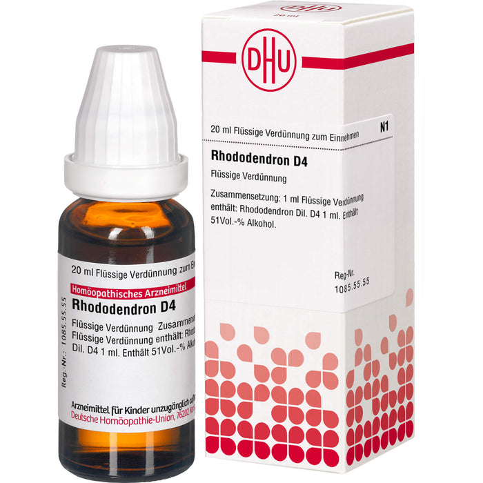 Rhododendron D4 DHU Dilution, 20 ml Lösung