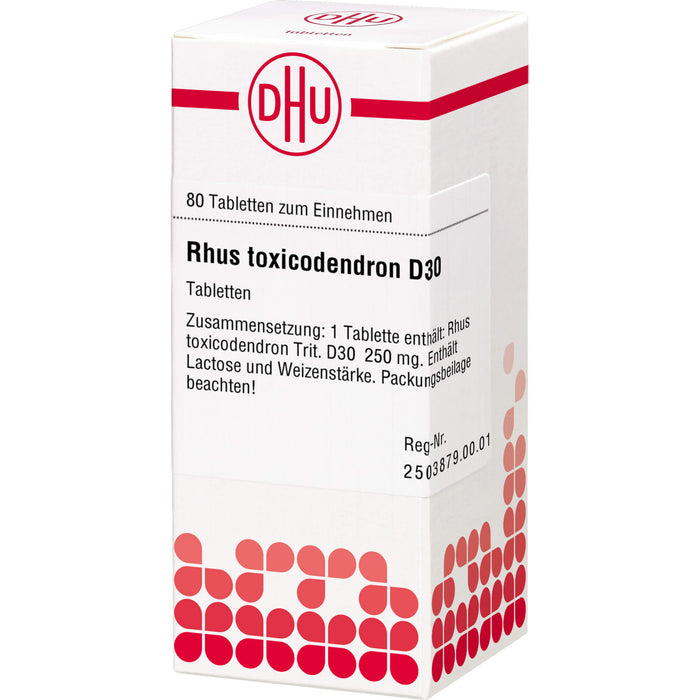 DHU Rhus toxicodendron D30 Tabletten, 80 pcs. Tablets