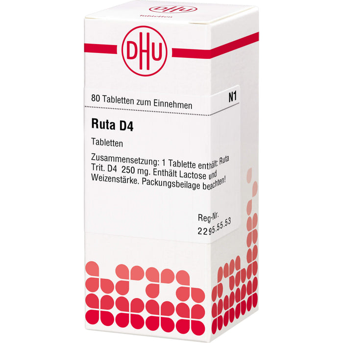 DHU Ruta D4 Tabletten, 80 pcs. Tablets