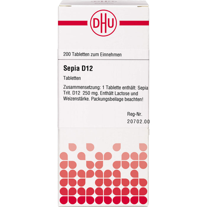 DHU Sepia D12 Tabletten, 200 St. Tabletten