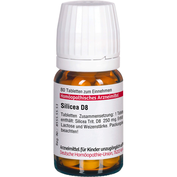 DHU Silicea D8 Tabletten, 80 pc Tablettes