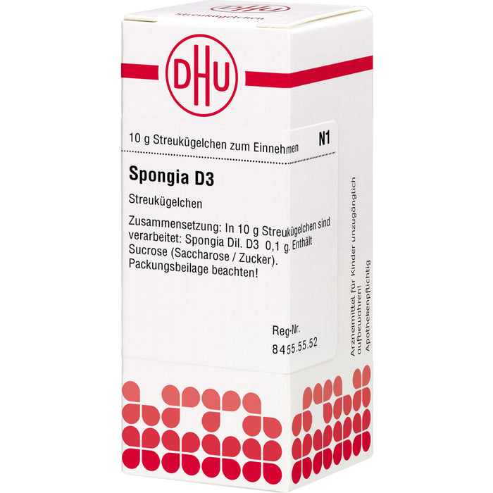 DHU Spongia D3 Streukügelchen, 10 g Globules